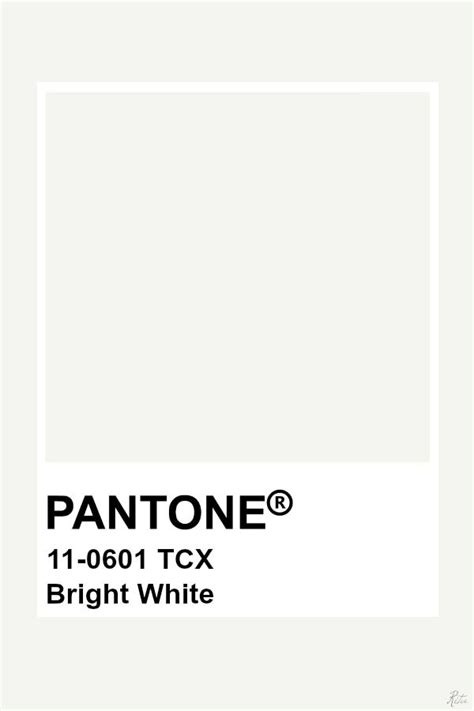 pantone bright white